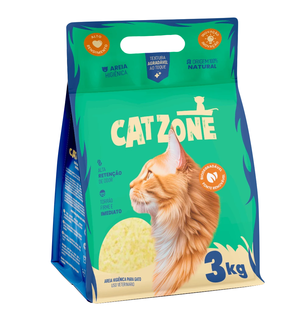 Cat Zone Areia Natural 3 Kg